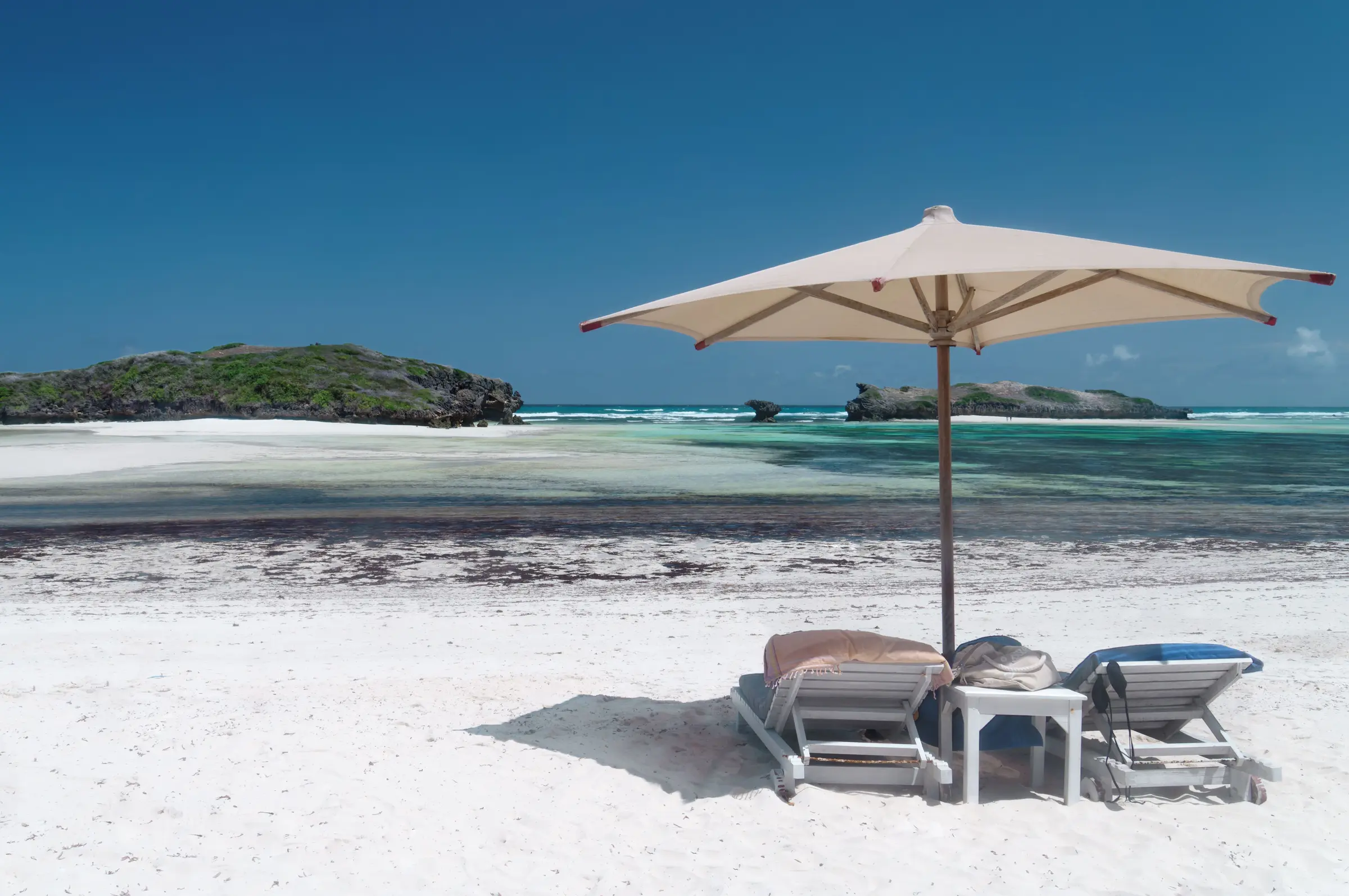 Keňa – pláž Watamu u&nbsp;Indického oceánu